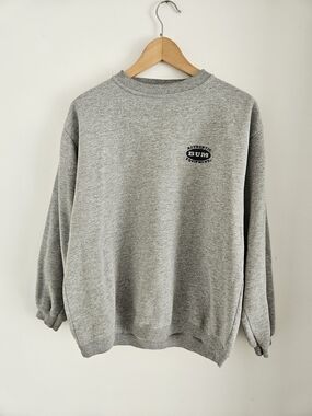 Vintage BUM Equipment Crewneck Sweatshirt Large Gray 90s